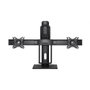 Aisens Soporte de Mesa Pro para 2 Monitores 17-27 Pulgadas, Negro